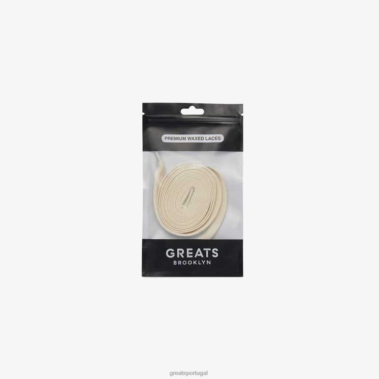 acessórios creme GREATS cadarços premium 86PL95