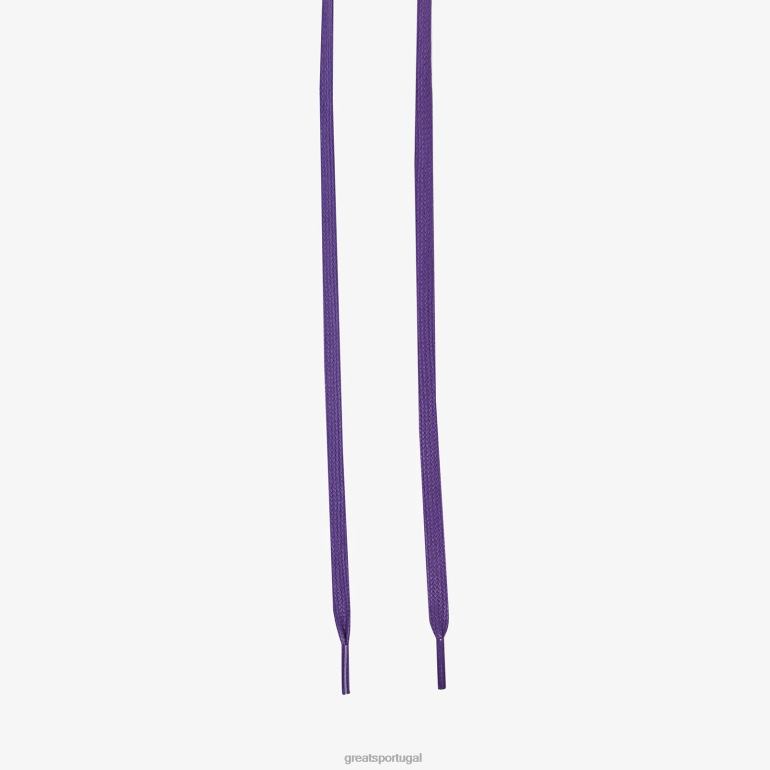 acessórios roxo GREATS cadarços premium 86PL93