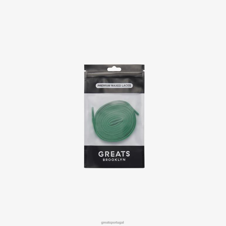 acessórios verde GREATS cadarços premium 86PL89