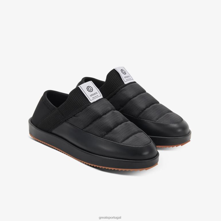 sapato Nero GREATS o acolhimento fechou de volta 86PL79