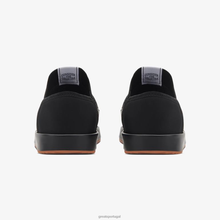 sapato Nero GREATS o acolhimento fechou de volta 86PL79