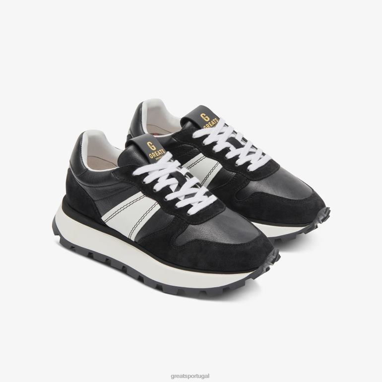 sapato Nero GREATS o corredor do ponto verde 86PL136