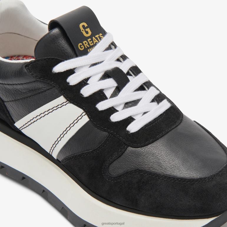 sapato Nero GREATS o corredor do ponto verde 86PL136