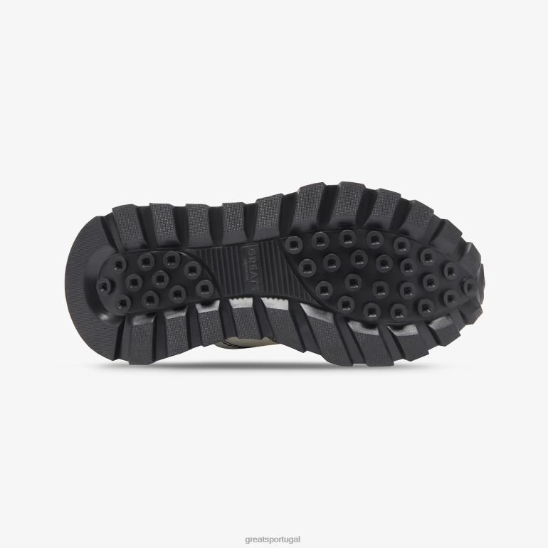 sapato Nero GREATS o corredor do ponto verde 86PL136