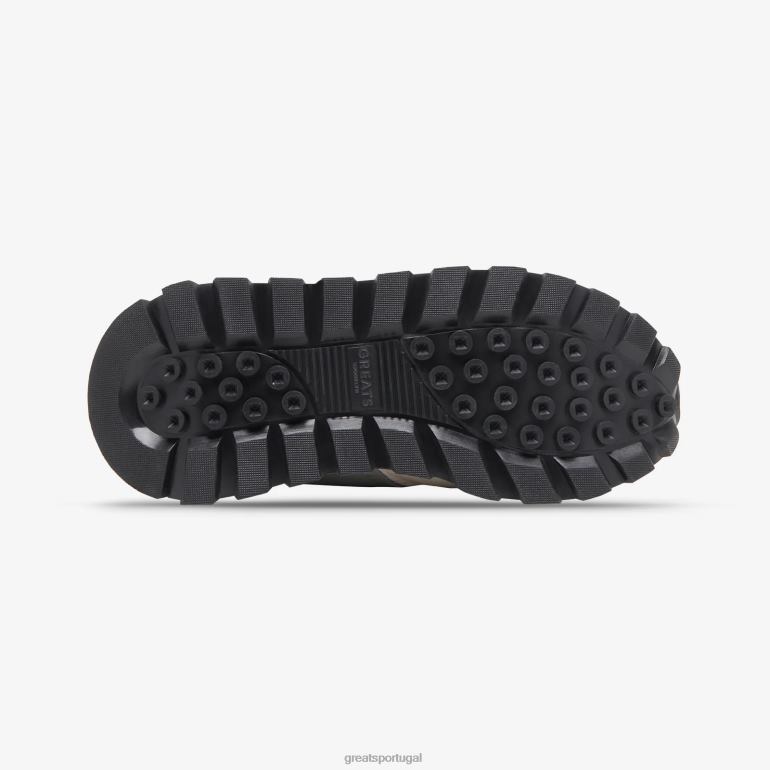 sapato branco GREATS o corredor do ponto verde 86PL135