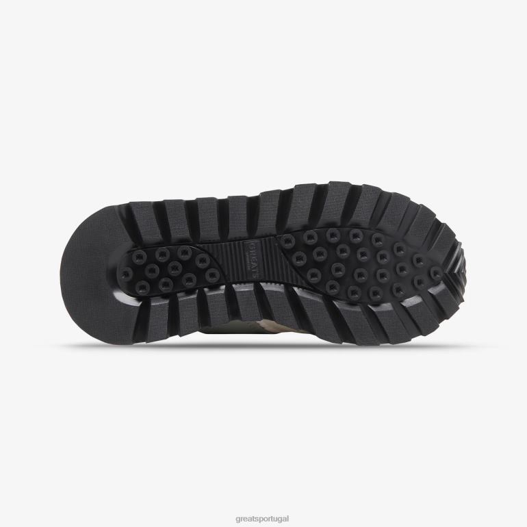 sapato branco GREATS o corredor do ponto verde 86PL41