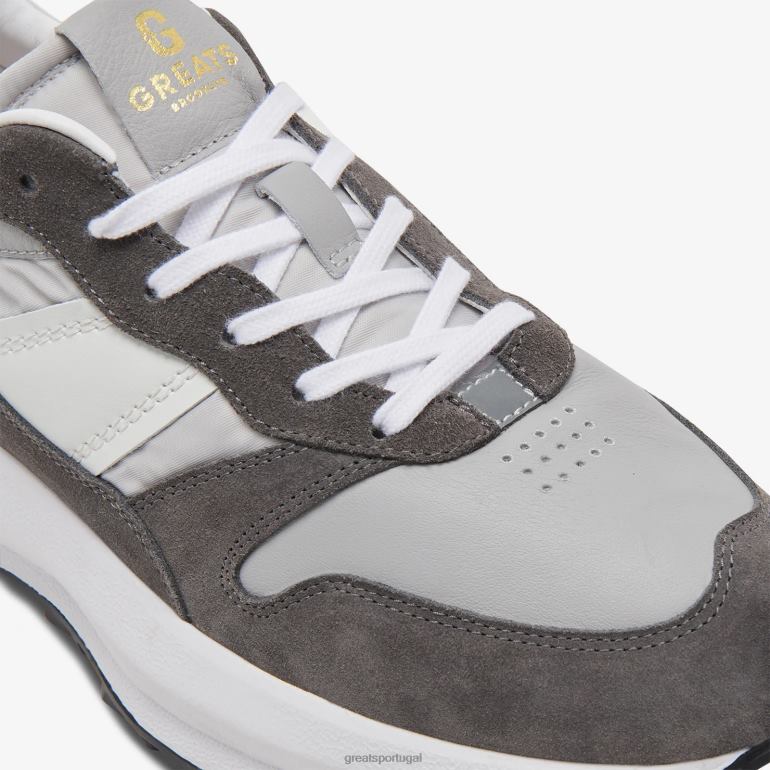 sapato cinza multi GREATS o corredor brc 86PL45