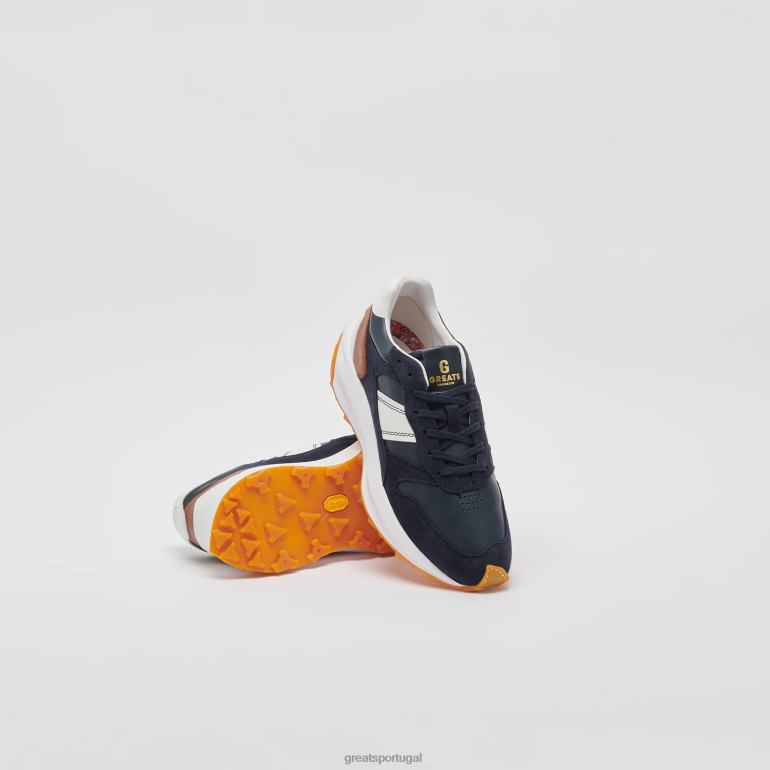 sapato marinha GREATS o corredor brc 86PL4