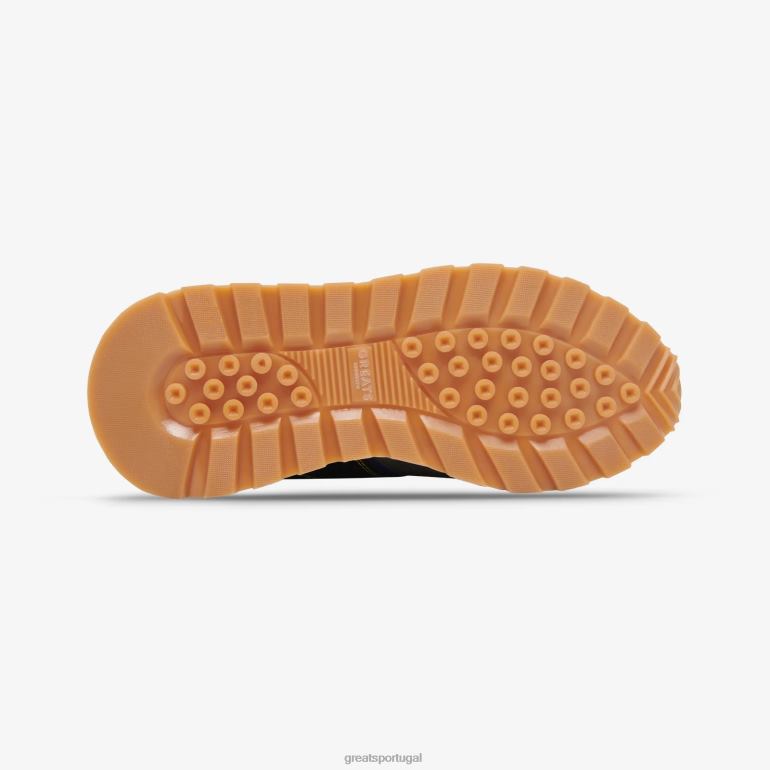 sapato multi azul GREATS o corredor do ponto verde 86PL42