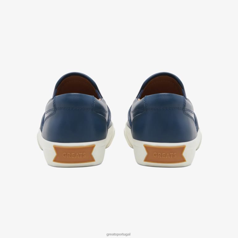 sapato marinha GREATS o couro wooster 86PL74