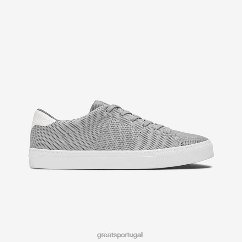 sapato Branco cinzento GREATS a malha royale 86PL51