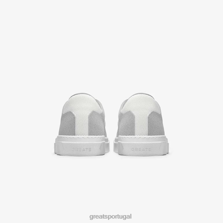 sapato Branco cinzento GREATS a malha royale 86PL51