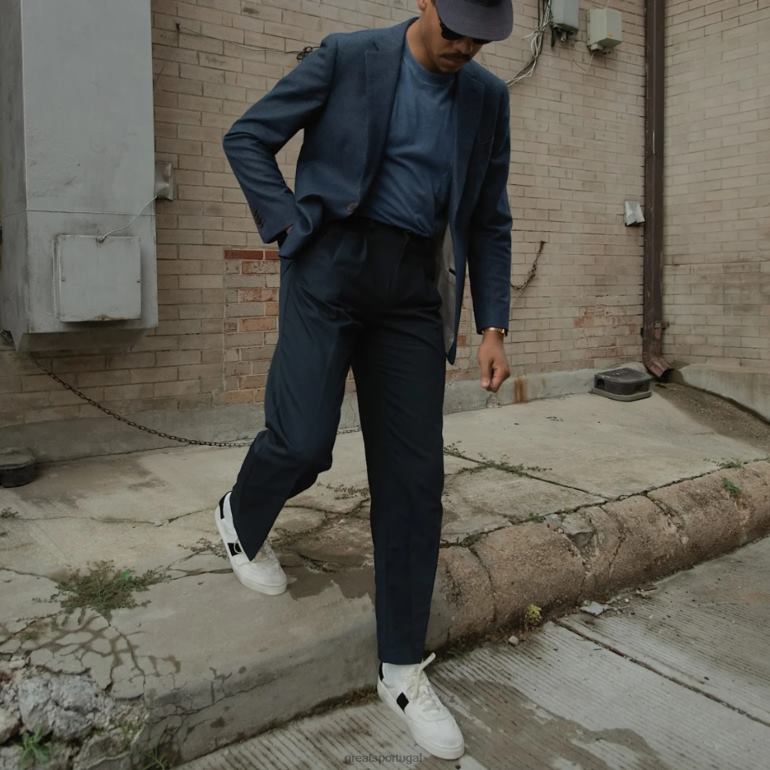 sapato Branco preto GREATS o charlie angustiado 86PL33