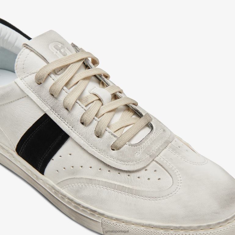 sapato Branco preto GREATS o charlie angustiado 86PL33