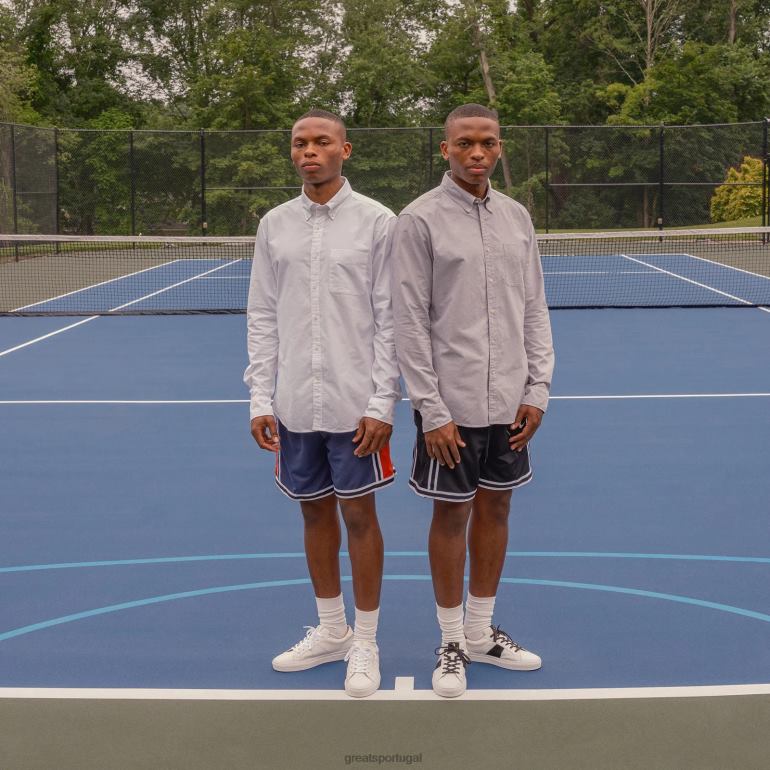 sapato Branco preto GREATS o real 2.0 86PL17