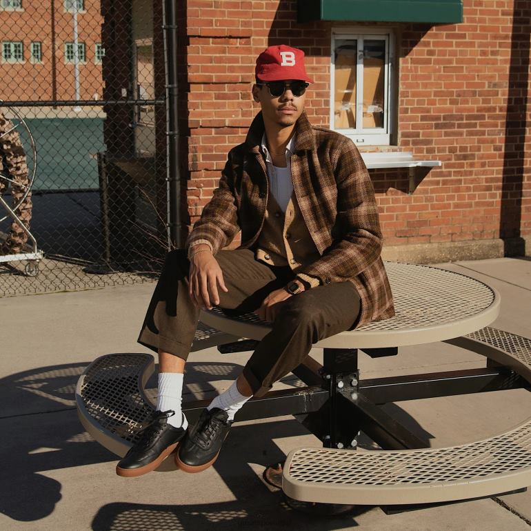 sapato Nero GREATS o charlie 86PL48