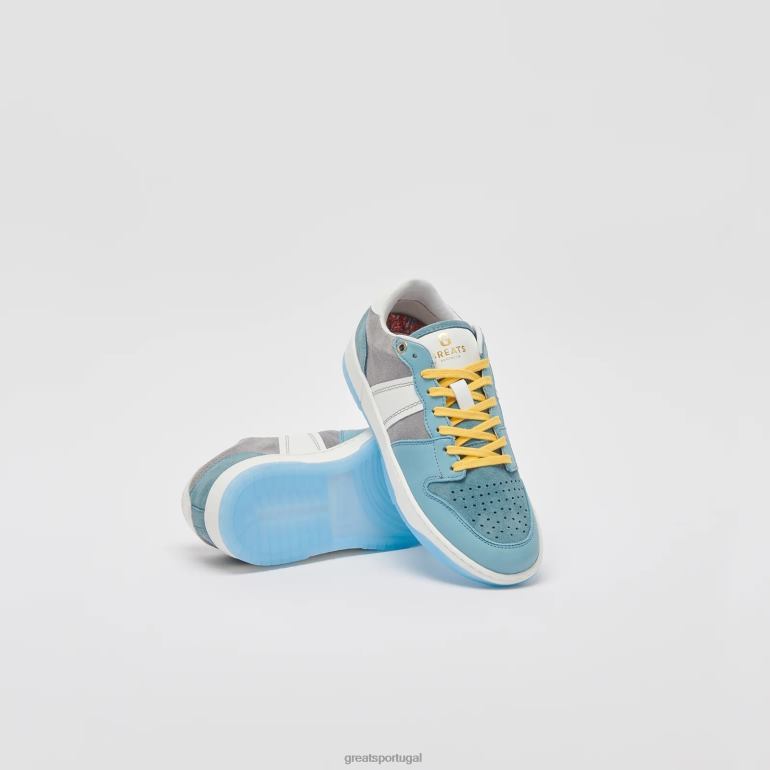 sapato azul claro GREATS o tribunal jmz 86PL147