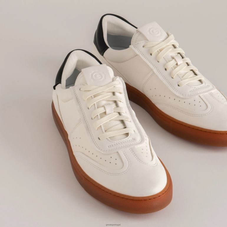 sapato branco GREATS o charlie 86PL50
