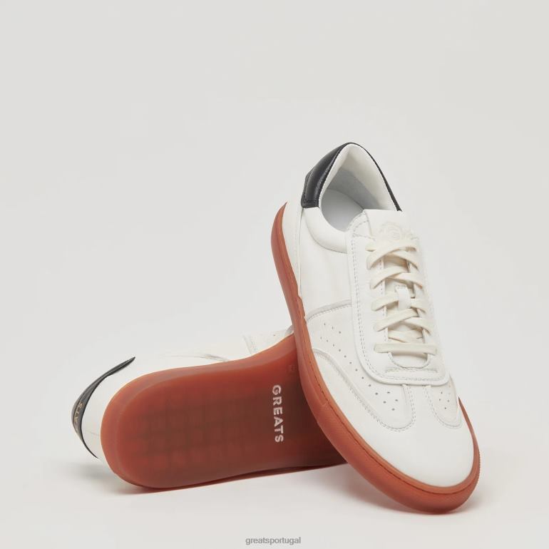 sapato branco GREATS o charlie 86PL50