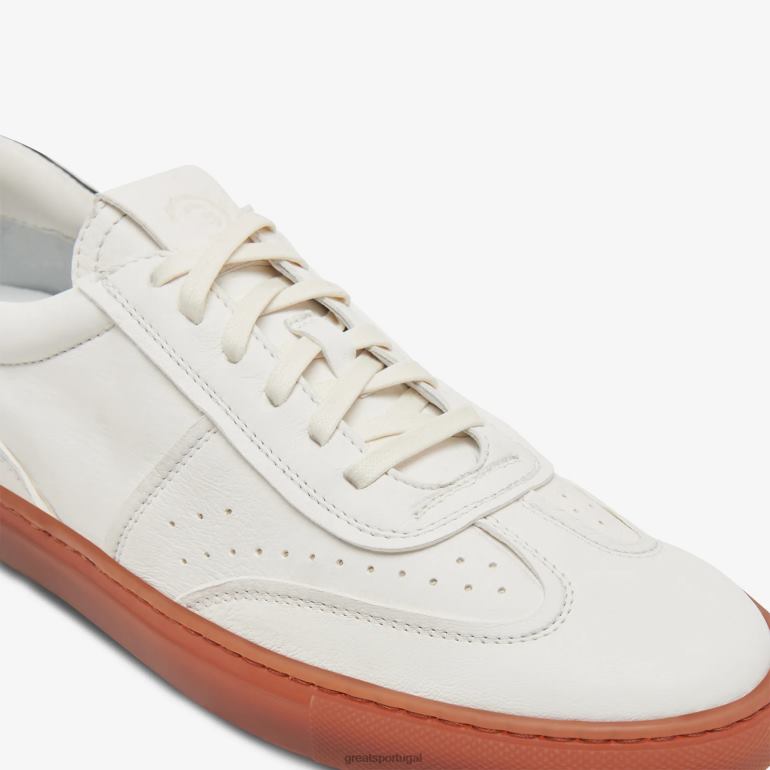 sapato branco GREATS o charlie 86PL50