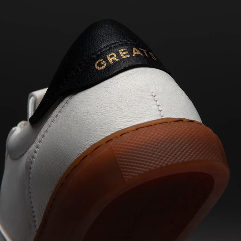 sapato branco GREATS o charlie 86PL50