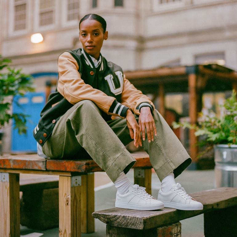 sapato branco GREATS o real 2.0 86PL131