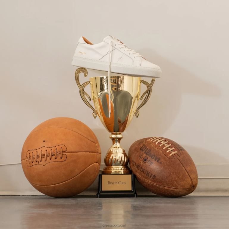 sapato branco GREATS o real 2.0 86PL8