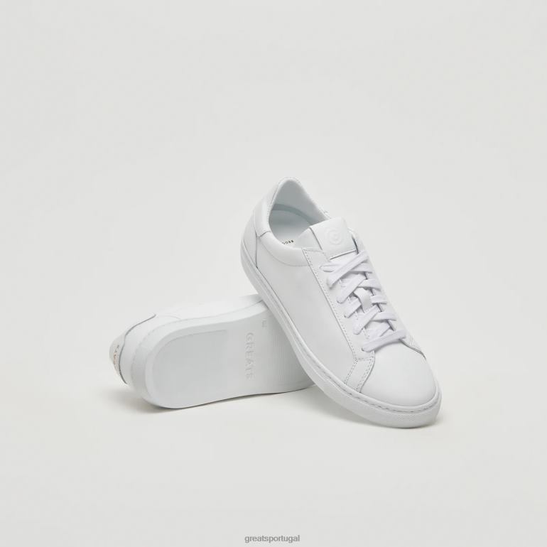 sapato branco GREATS o reinado 86PL151