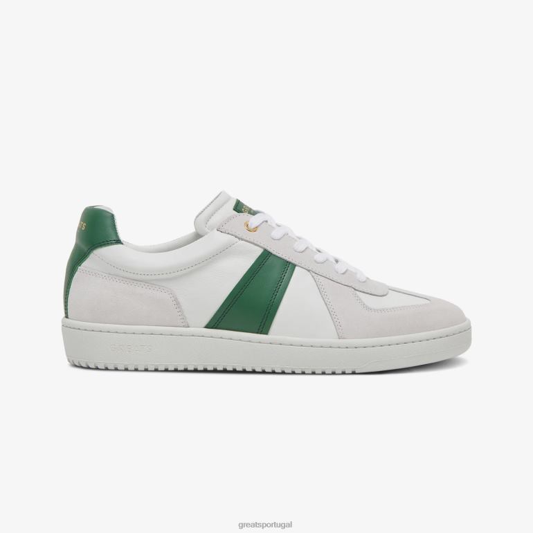 sapato branco verde GREATS o tênis 86PL22