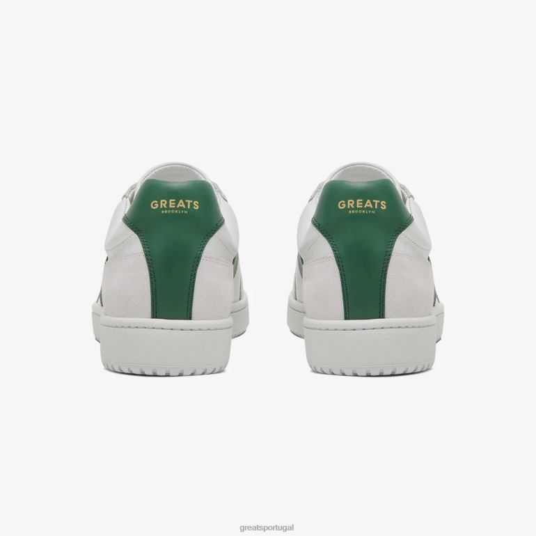 sapato branco verde GREATS o tênis 86PL22