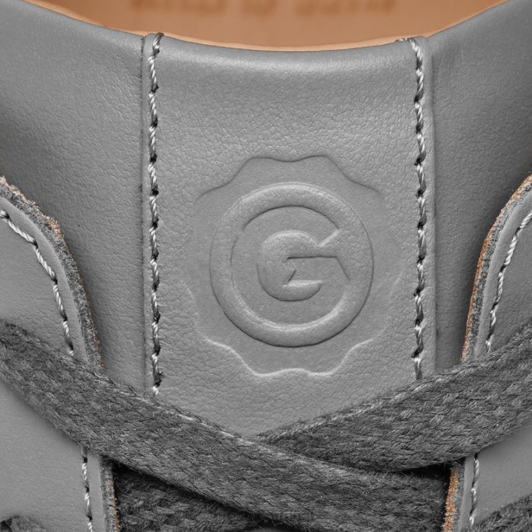 sapato cinza GREATS a realeza 86PL57