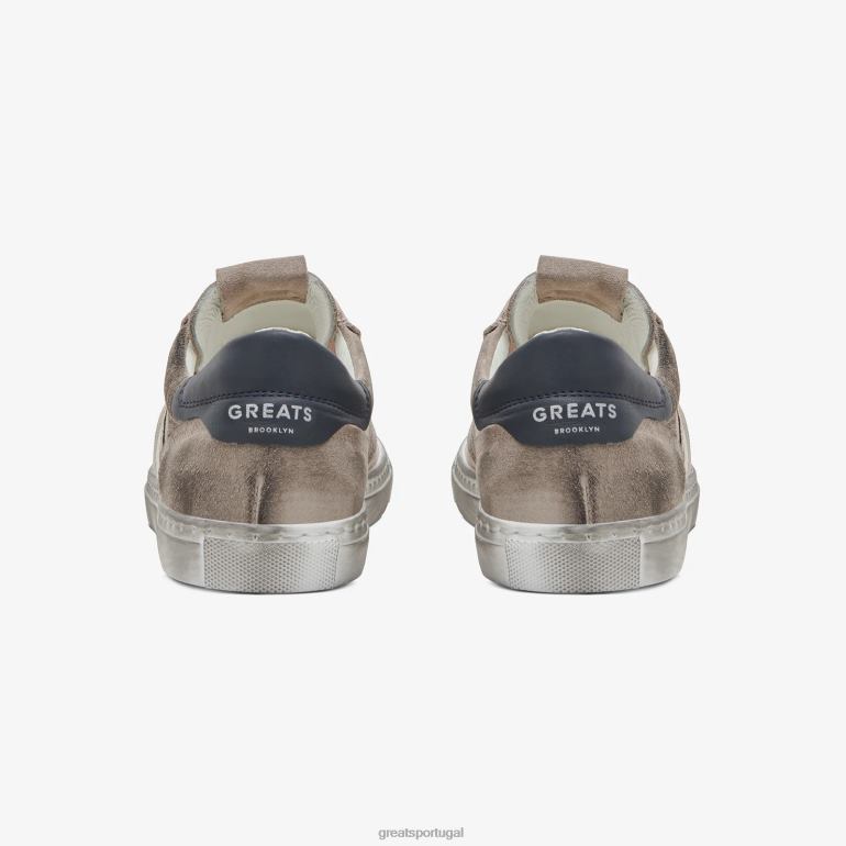 sapato cinza GREATS o charlie angustiado 86PL145