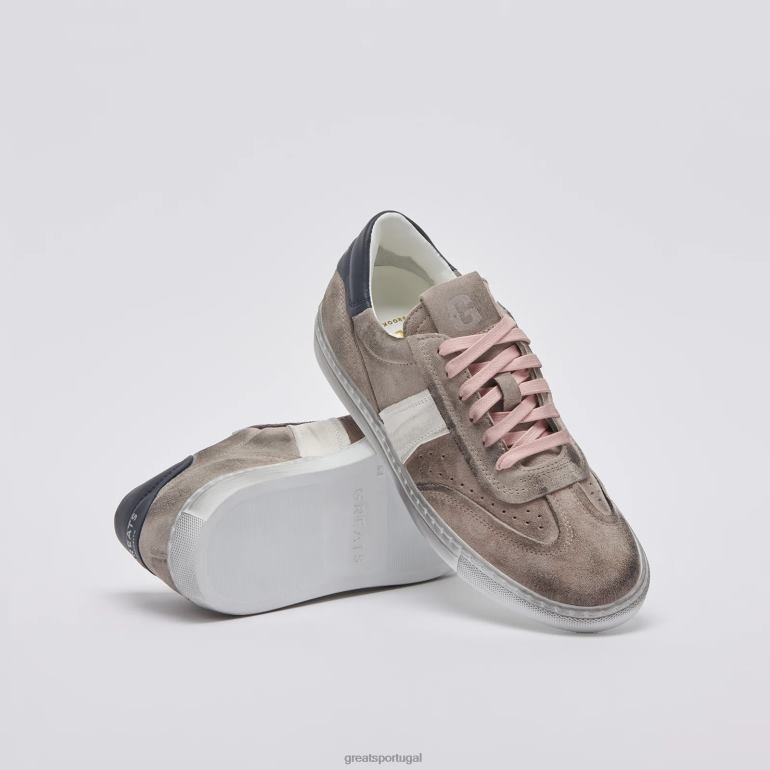 sapato cinza GREATS o charlie angustiado 86PL145