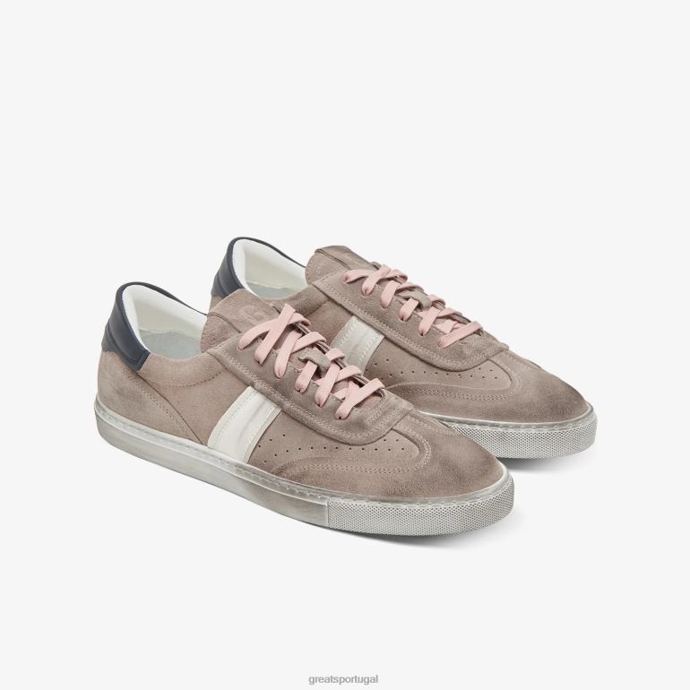 sapato cinza GREATS o charlie angustiado 86PL35