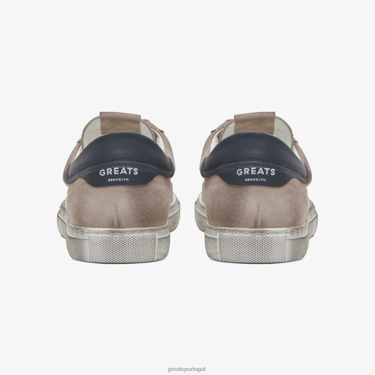 sapato cinza GREATS o charlie angustiado 86PL35