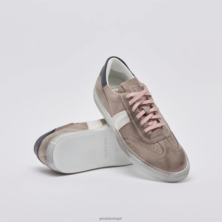 sapato cinza GREATS o charlie angustiado 86PL35