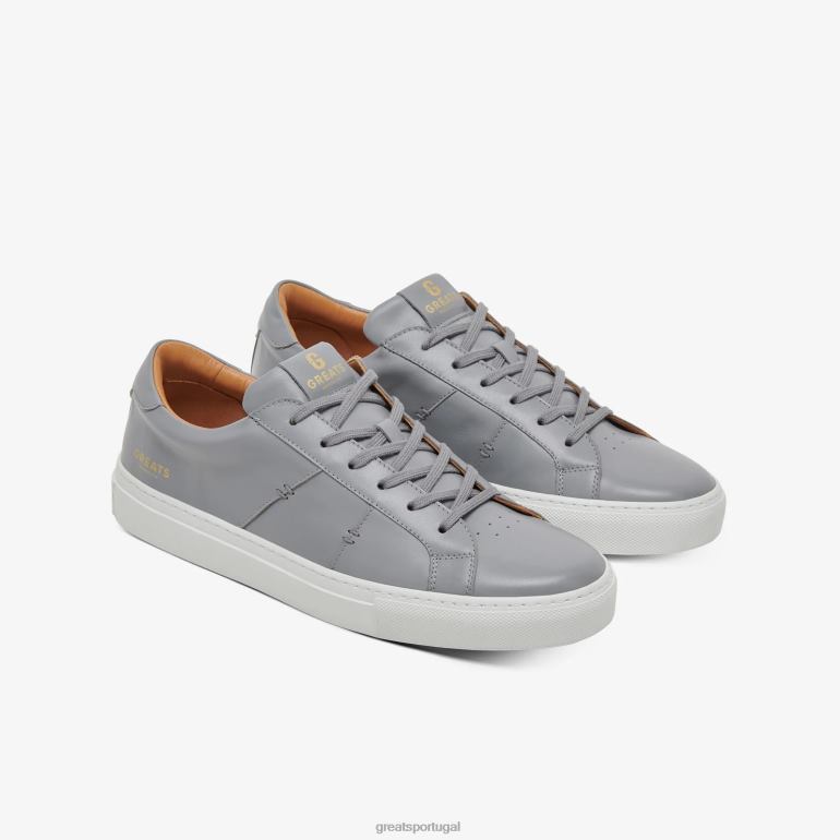 sapato cinza GREATS o real 2.0 86PL6
