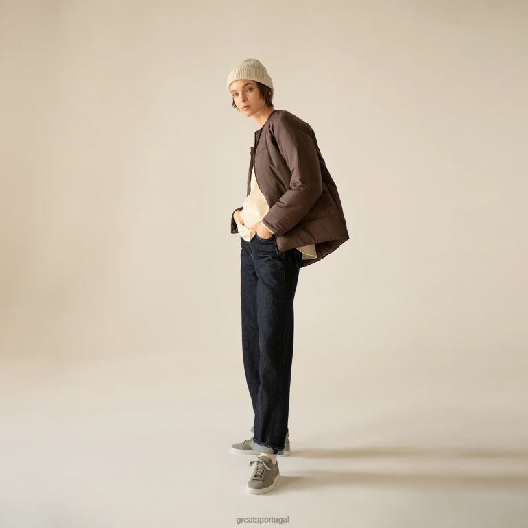 sapato cinza GREATS o reinado 86PL158