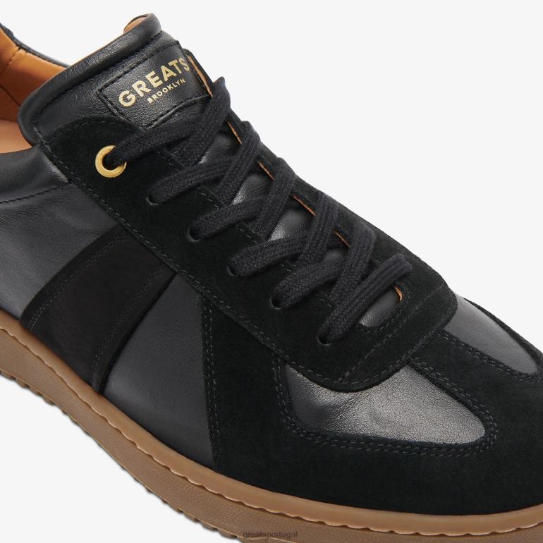 sapato goma nero GREATS o tênis 86PL36