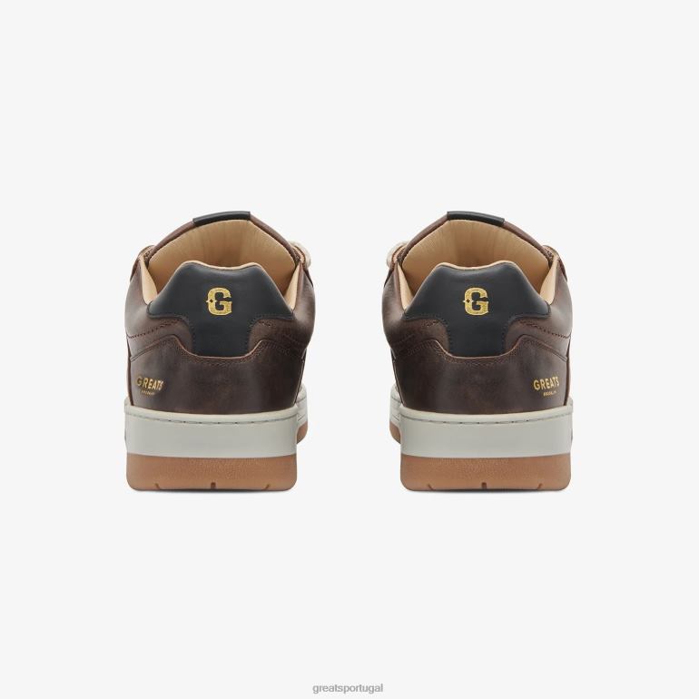 sapato marrom GREATS o skate baixo cooper 86PL30