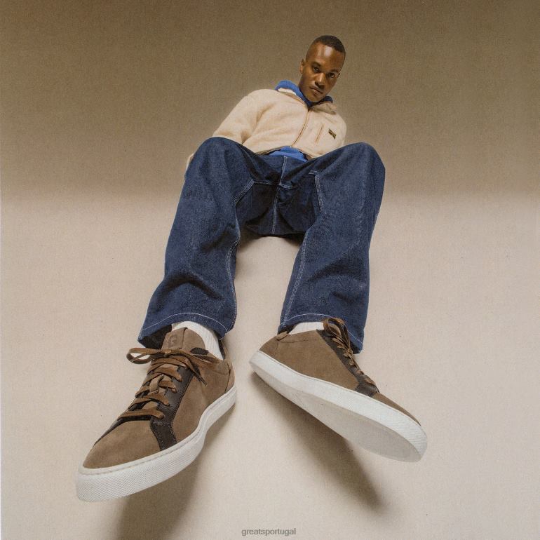 sapato moca preto GREATS o reinado 86PL49