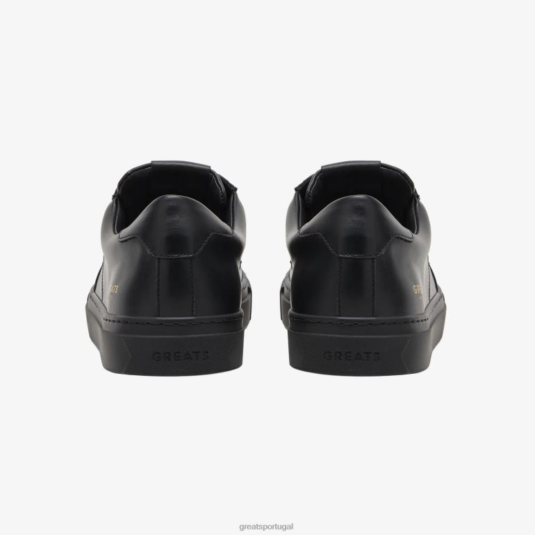 sapato preto triplo GREATS o real 2.0 86PL16