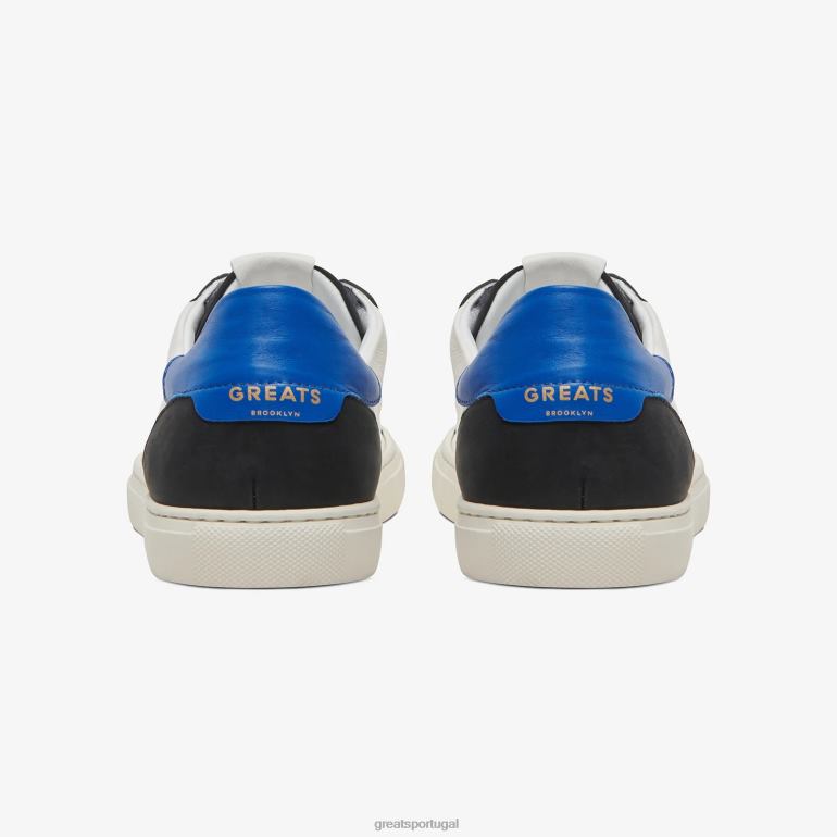 sapato retrô azul preto GREATS o reinado 86PL29