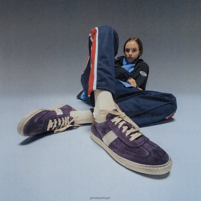 sapato roxo multi GREATS o charlie angustiado 86PL142