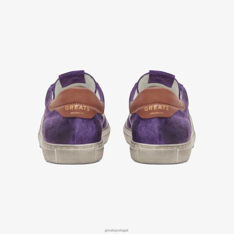 sapato roxo multi GREATS o charlie angustiado 86PL142