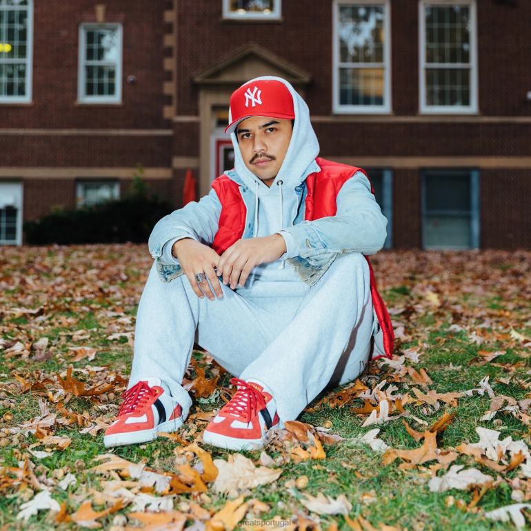 sapato vermelho GREATS o tênis 86PL23