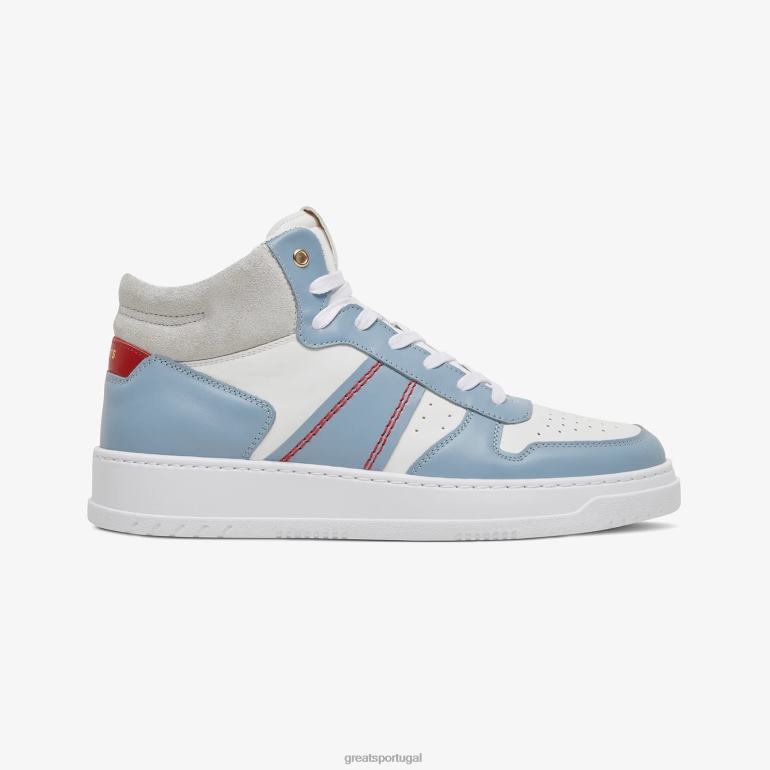 sapato Branco azul GREATS o st. James meio 86PL118