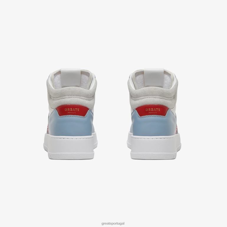 sapato Branco azul GREATS o st. James meio 86PL118