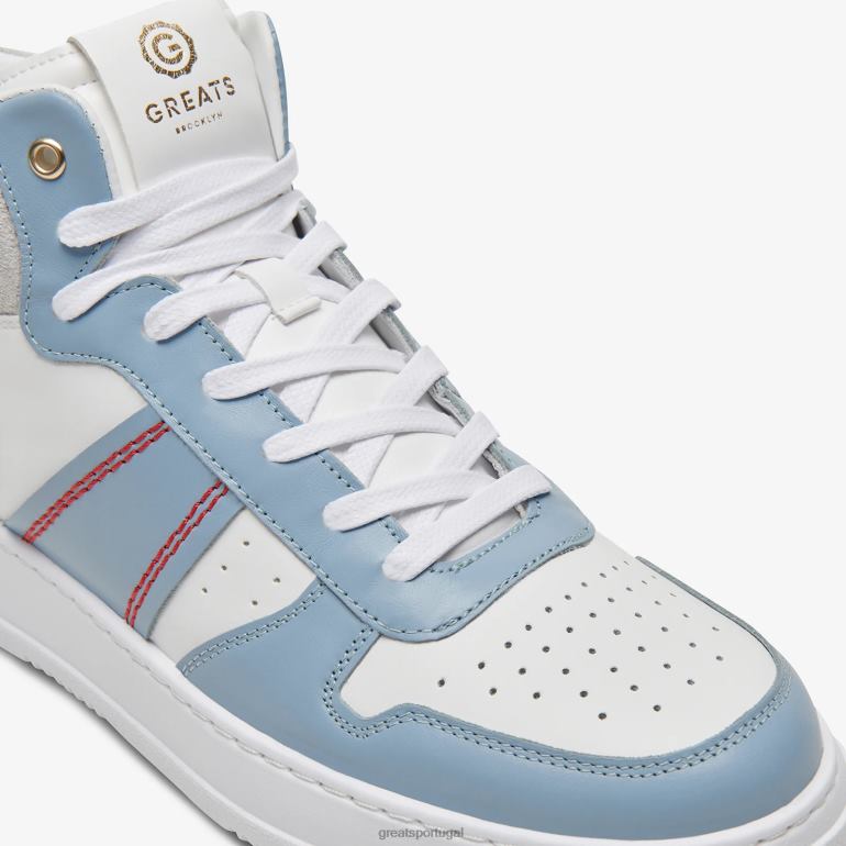 sapato Branco azul GREATS o st. James meio 86PL118