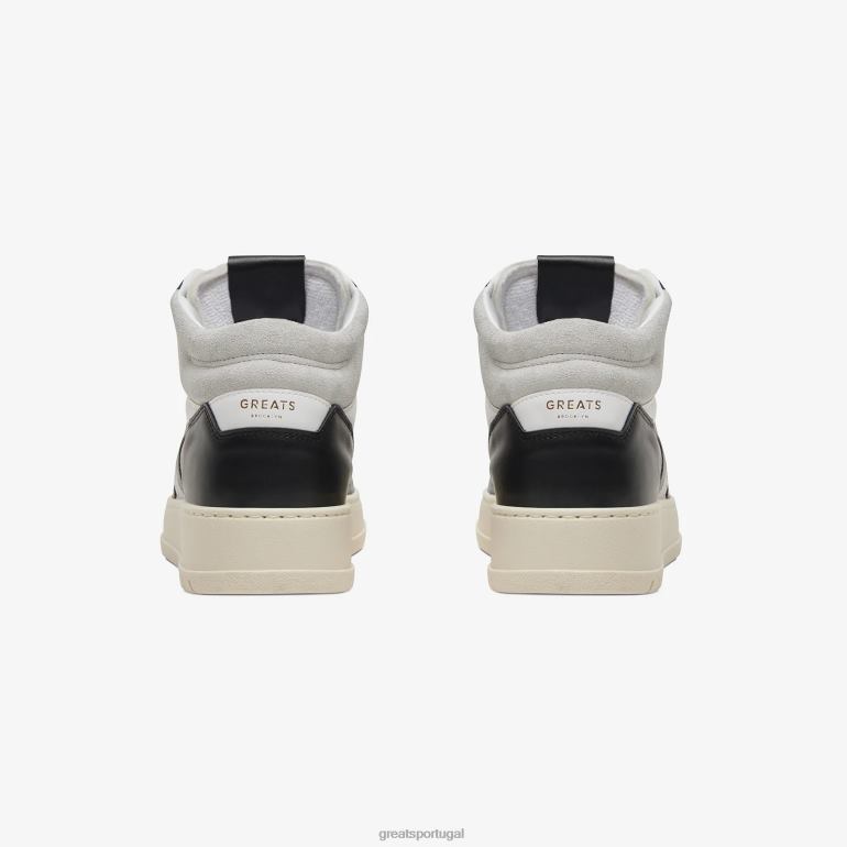 sapato Branco preto GREATS o st. James meio 86PL115